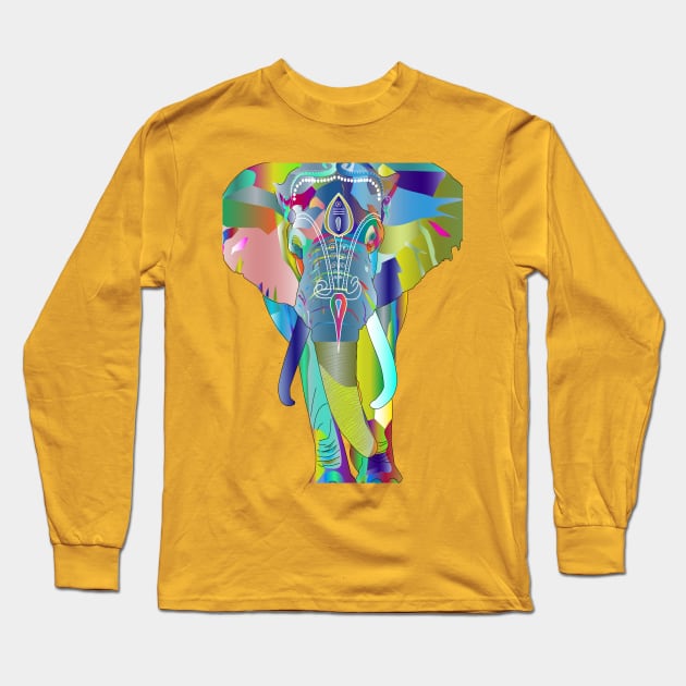 elephant Long Sleeve T-Shirt by samodz